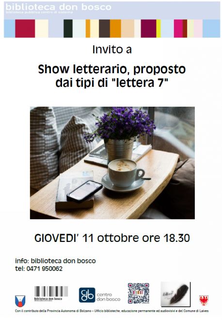 Show letterario proposto dai tipi di 'lettera 7'